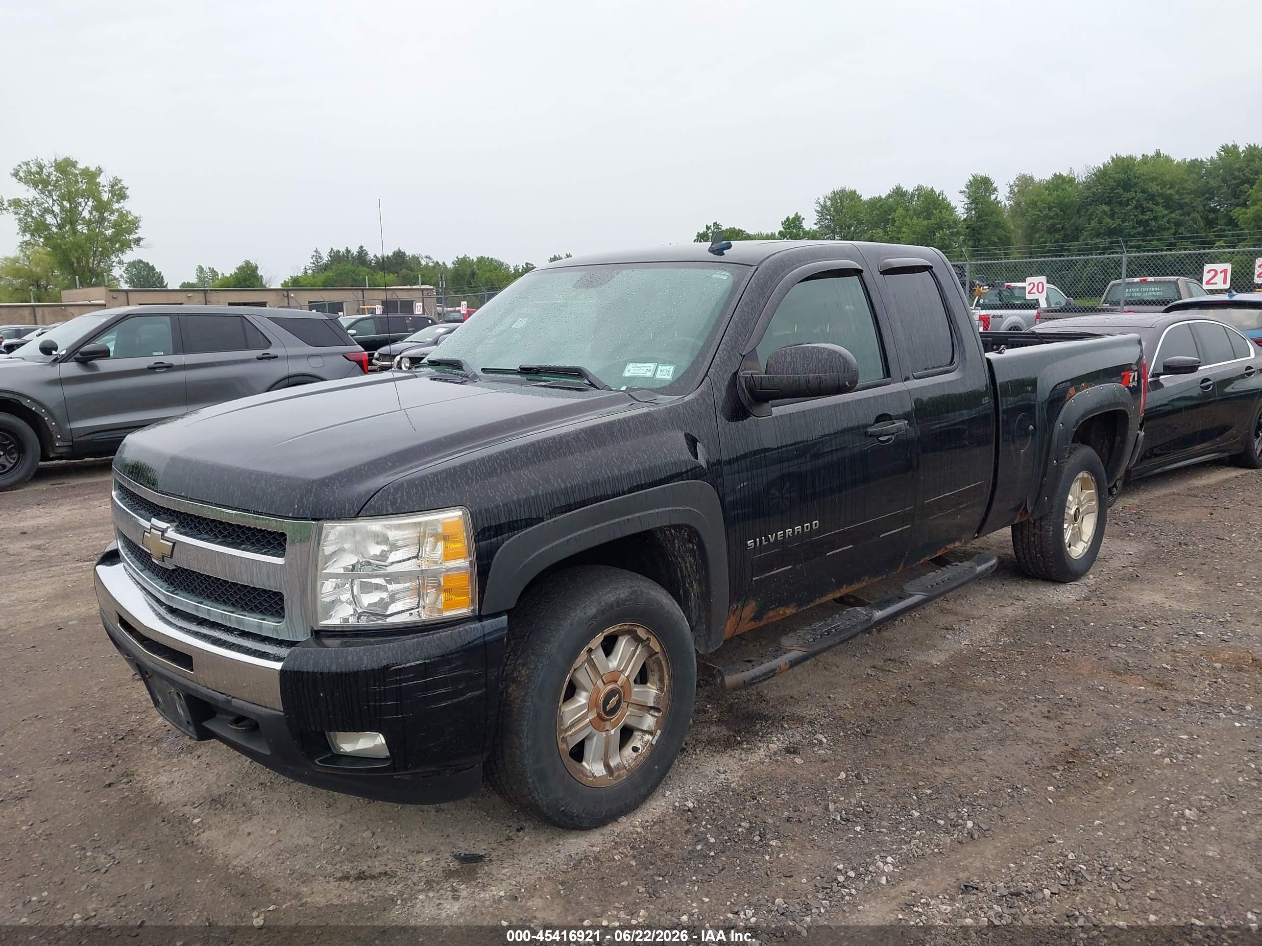 2010 Chevrolet Silverado 1500 Lt Black vin: 1GCSKSE3XAZ282792