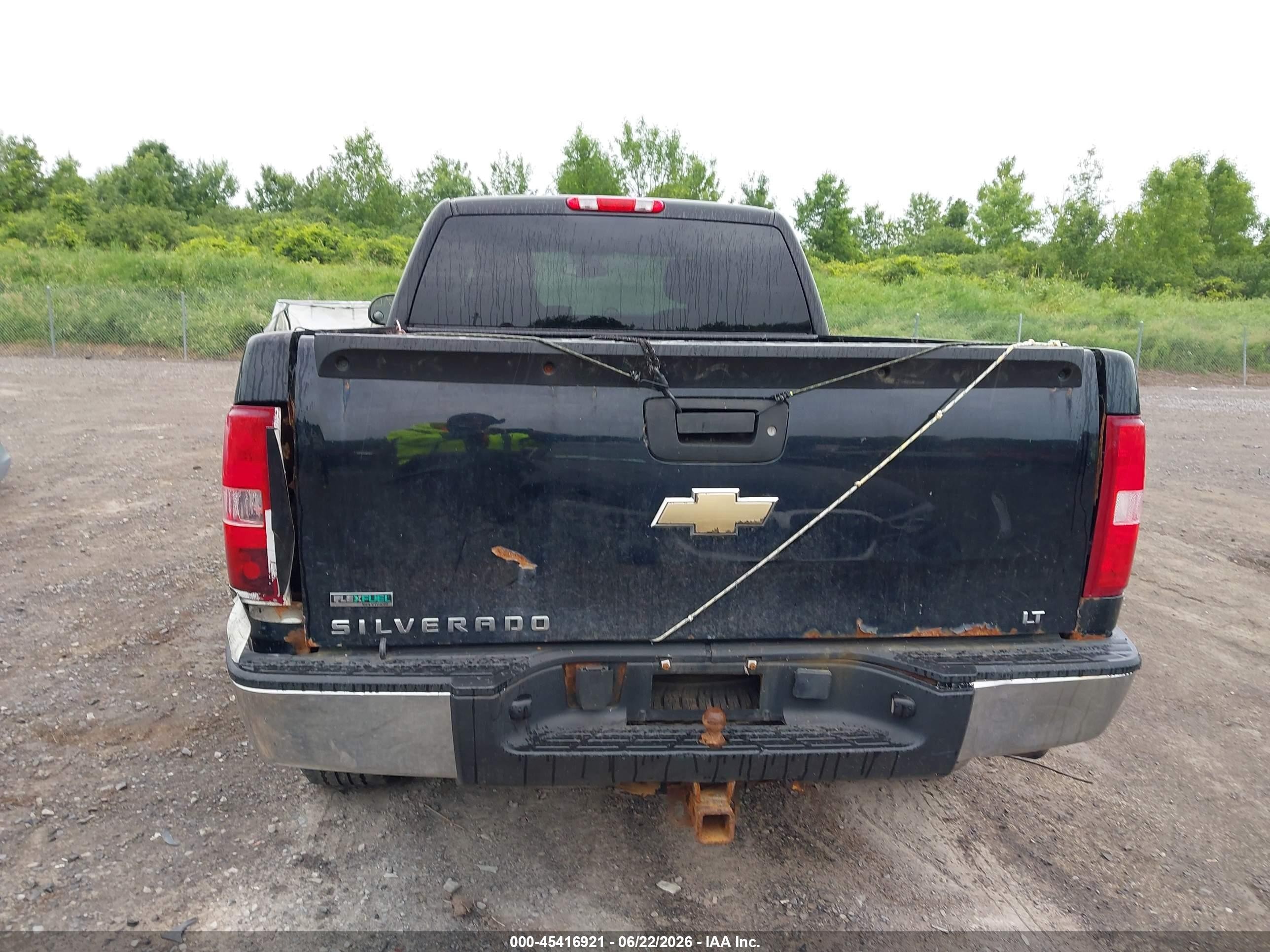 2010 Chevrolet Silverado 1500 Lt Black vin: 1GCSKSE3XAZ282792