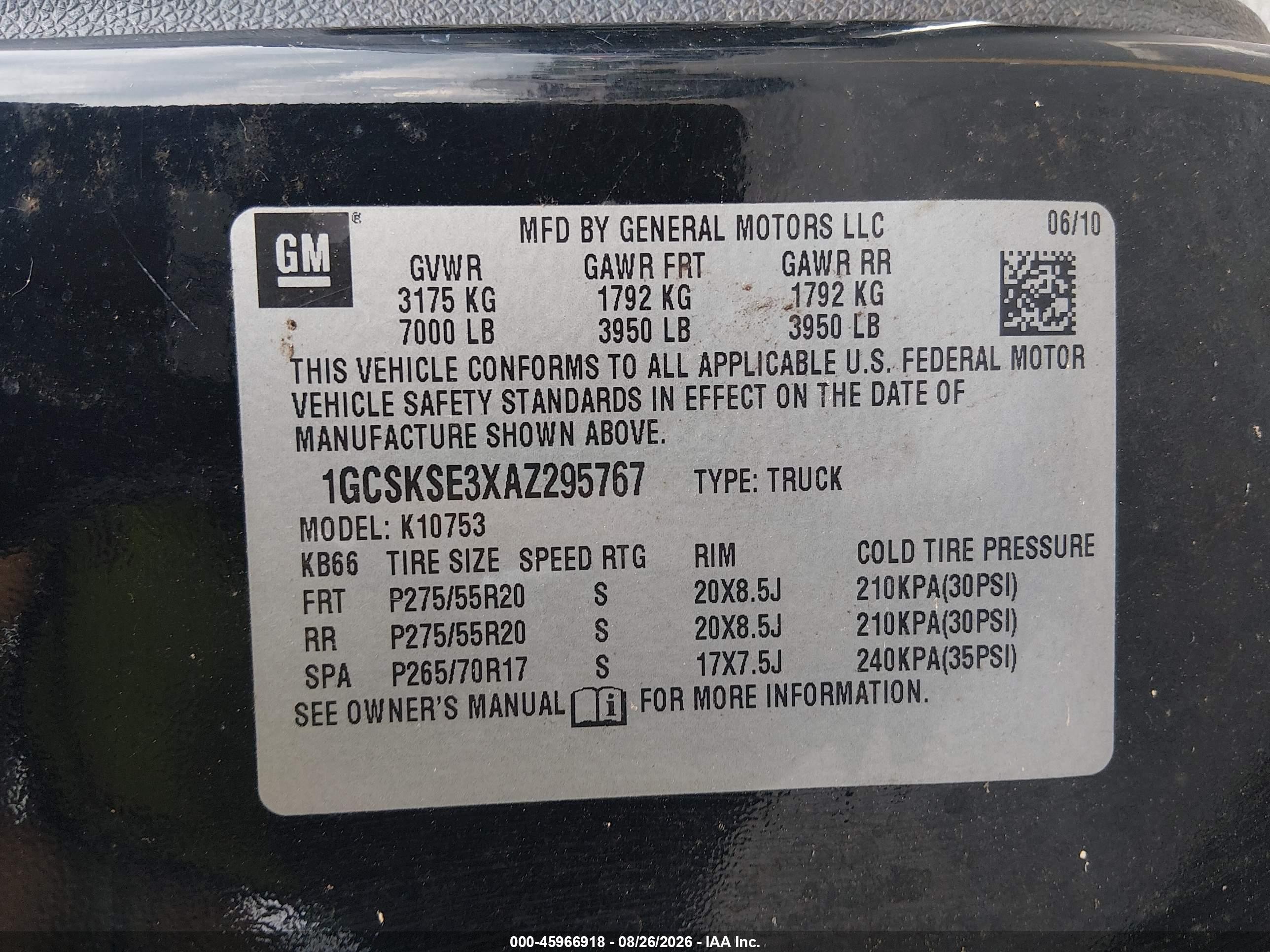 2010 Chevrolet Silverado 1500 Lt Черный vin: 1GCSKSE3XAZ295767