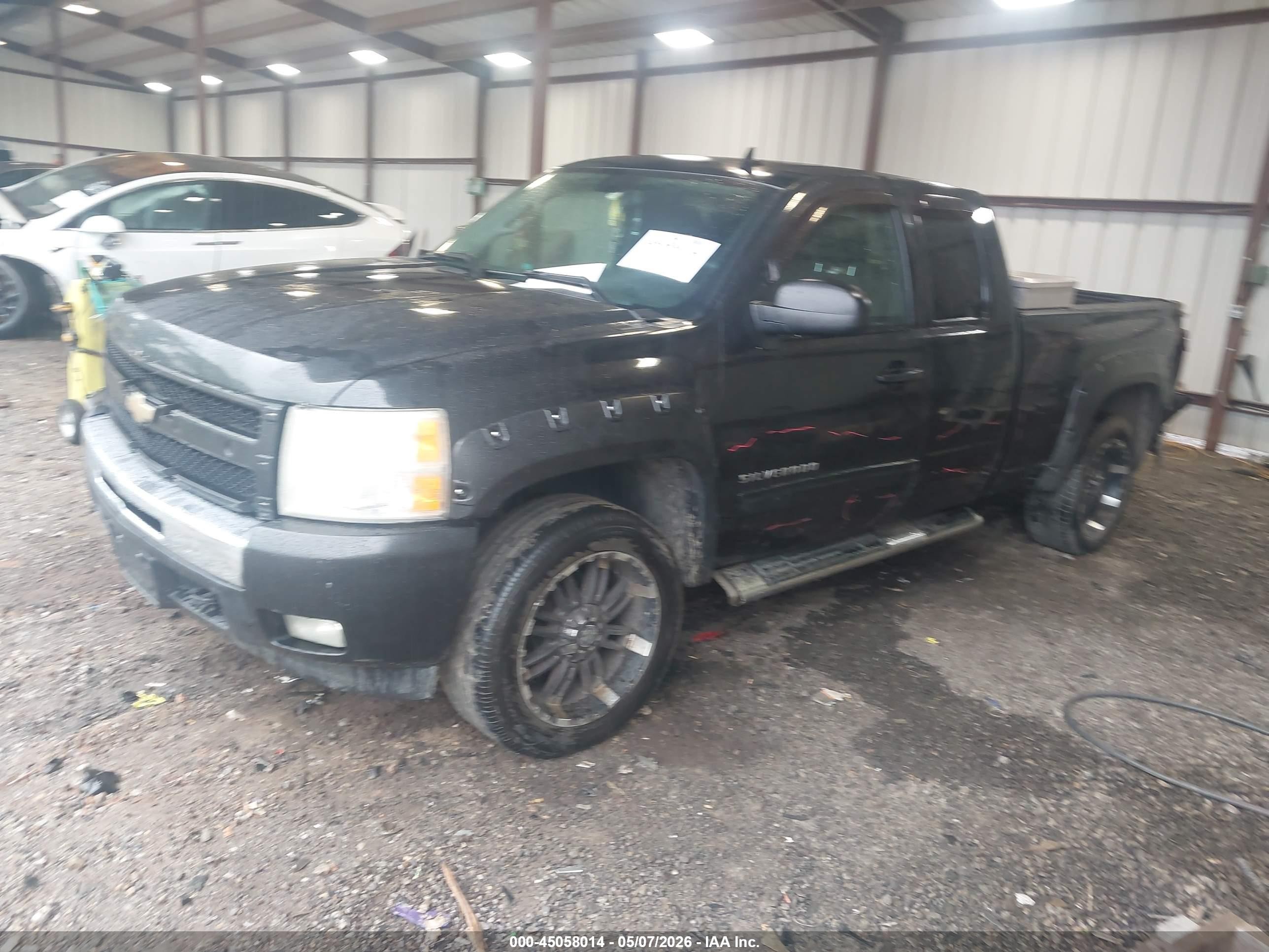 2010 Chevrolet Silverado 1500 Lt Black vin: 1GCSKSEA0AZ181775