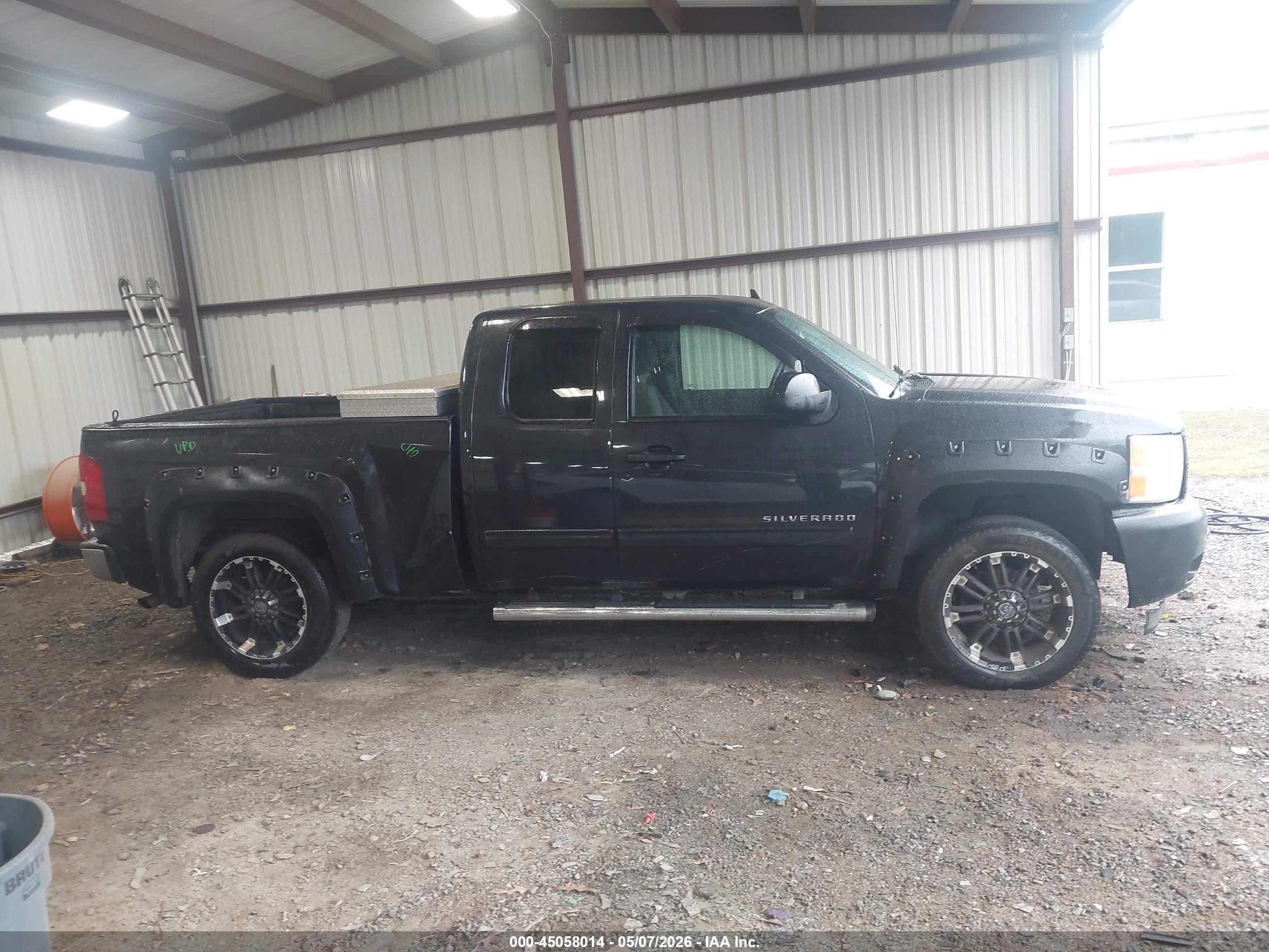 2010 Chevrolet Silverado 1500 Lt Black vin: 1GCSKSEA0AZ181775