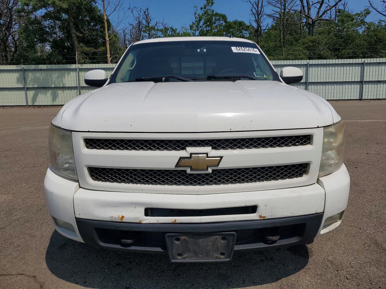 2010 Chevrolet Silverado K1500 Ltz White vin: 1GCSKTE09AZ216181