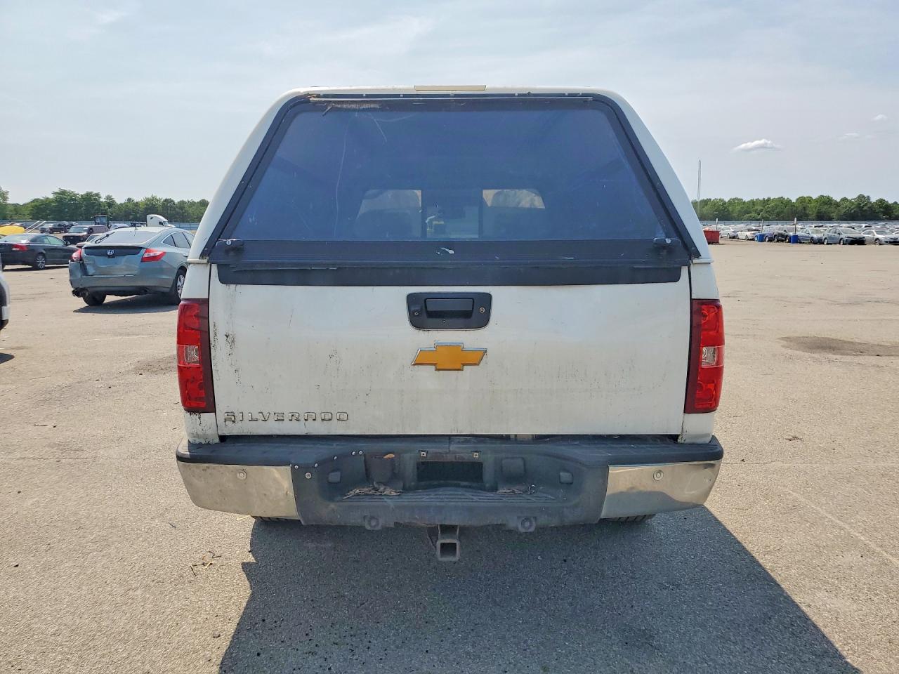 2010 Chevrolet Silverado K1500 Ltz White vin: 1GCSKTE09AZ216181