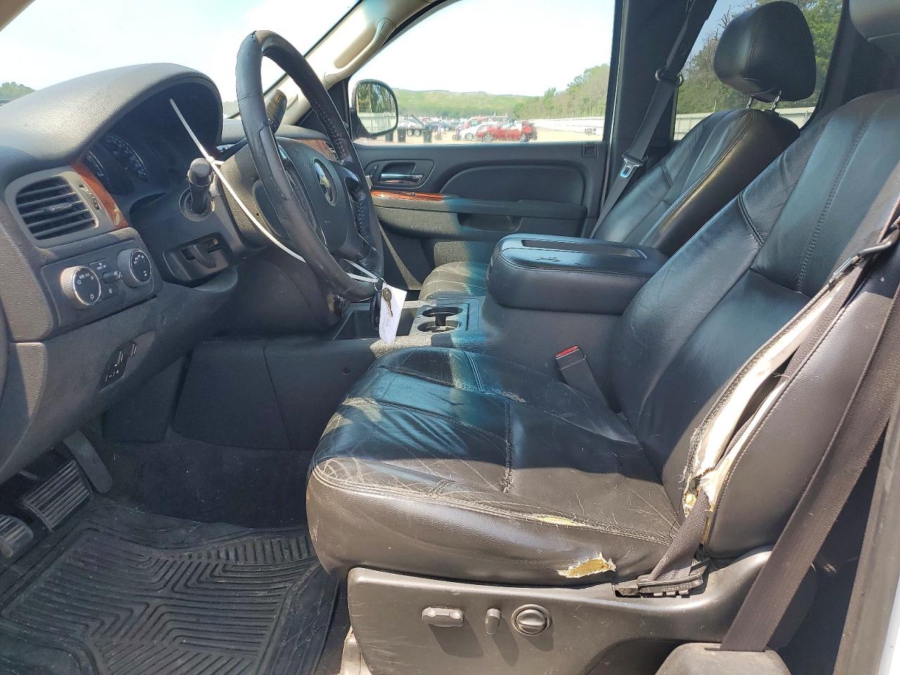 2010 Chevrolet Silverado K1500 Ltz White vin: 1GCSKTE09AZ216181