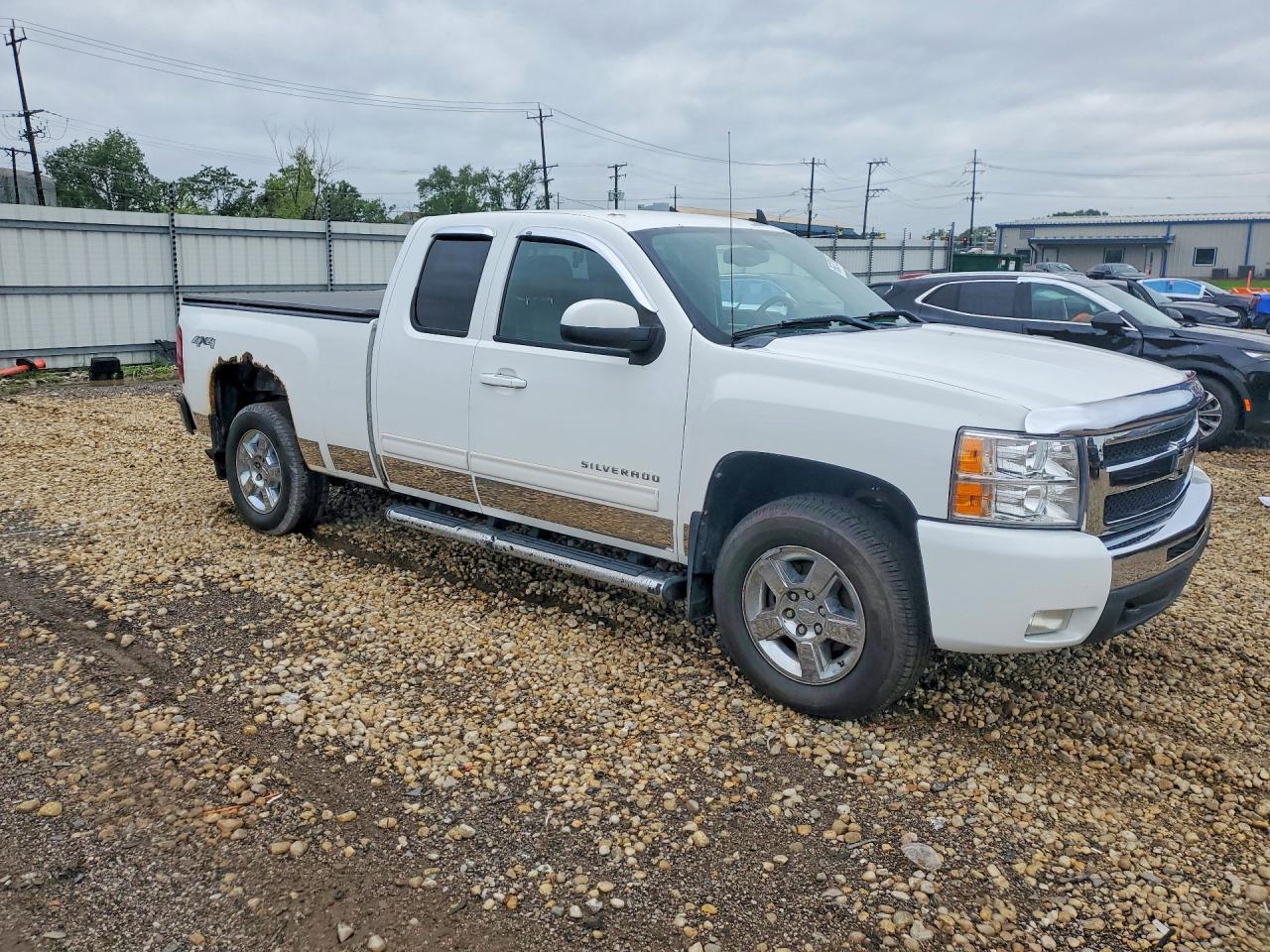 2010 Chevrolet Silverado K1500 Ltz White vin: 1GCSKTE30AZ103407