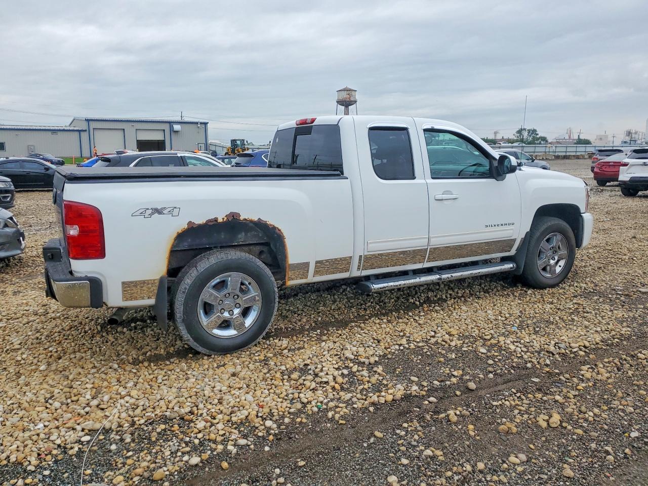 2010 Chevrolet Silverado K1500 Ltz White vin: 1GCSKTE30AZ103407