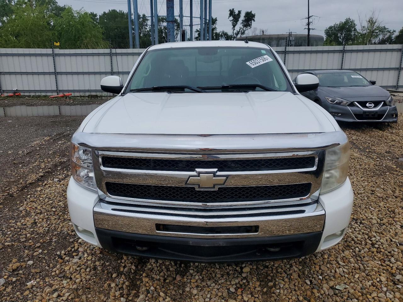 2010 Chevrolet Silverado K1500 Ltz White vin: 1GCSKTE30AZ103407