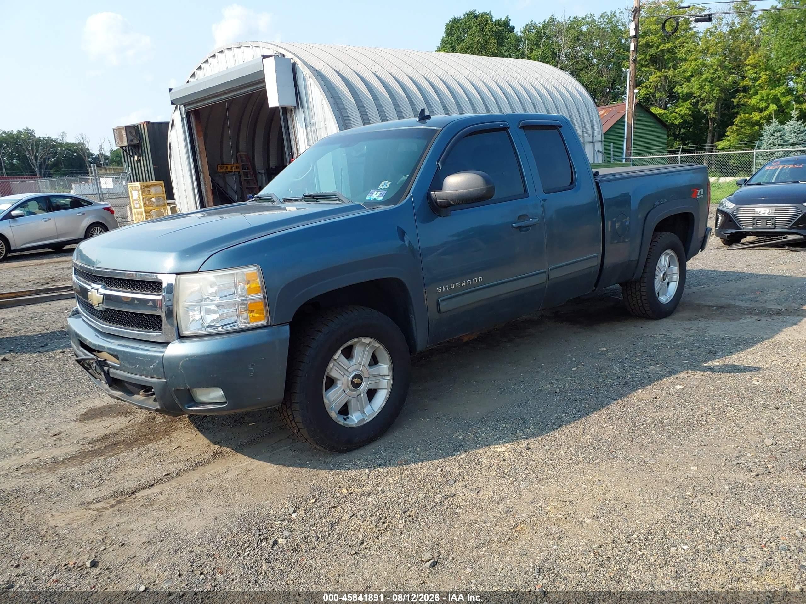 2010 Chevrolet Silverado 1500 Ltz Blue vin: 1GCSKTE30AZ119140