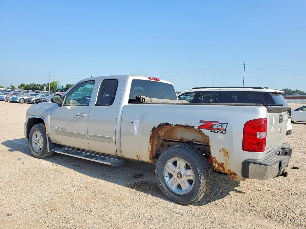 2010 Chevrolet Silverado K1500 Ltz Silver vin: 1GCSKTE33AZ281313