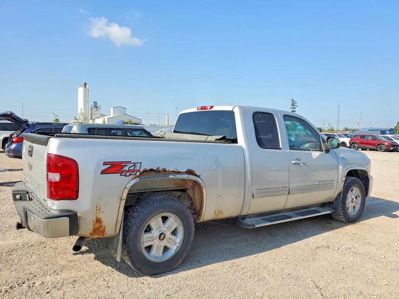 2010 Chevrolet Silverado K1500 Ltz Silver vin: 1GCSKTE33AZ281313