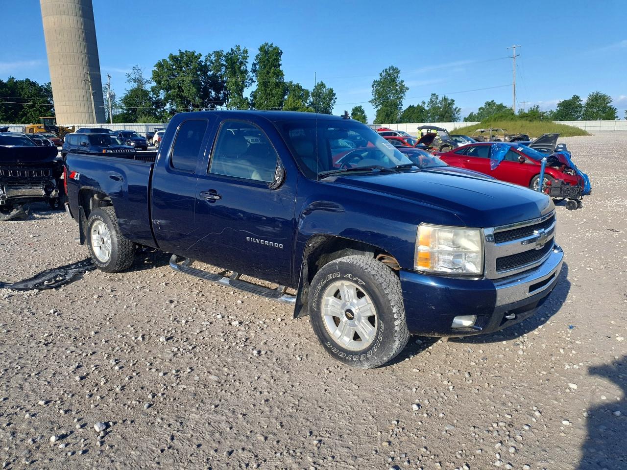 2010 Chevrolet Silverado K1500 Ltz Синий vin: 1GCSKTE38AZ217137