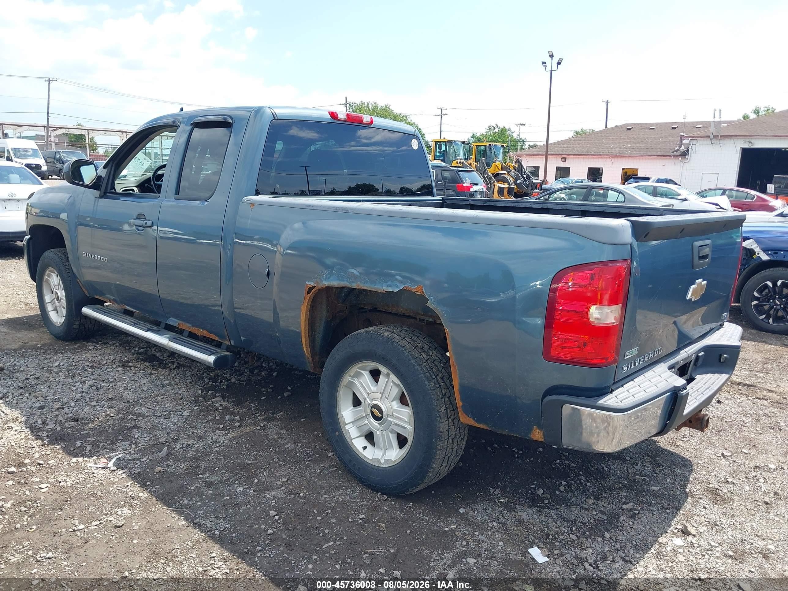 2010 Chevrolet Silverado 1500 Ltz Blue vin: 1GCSKTE3XAZ277162