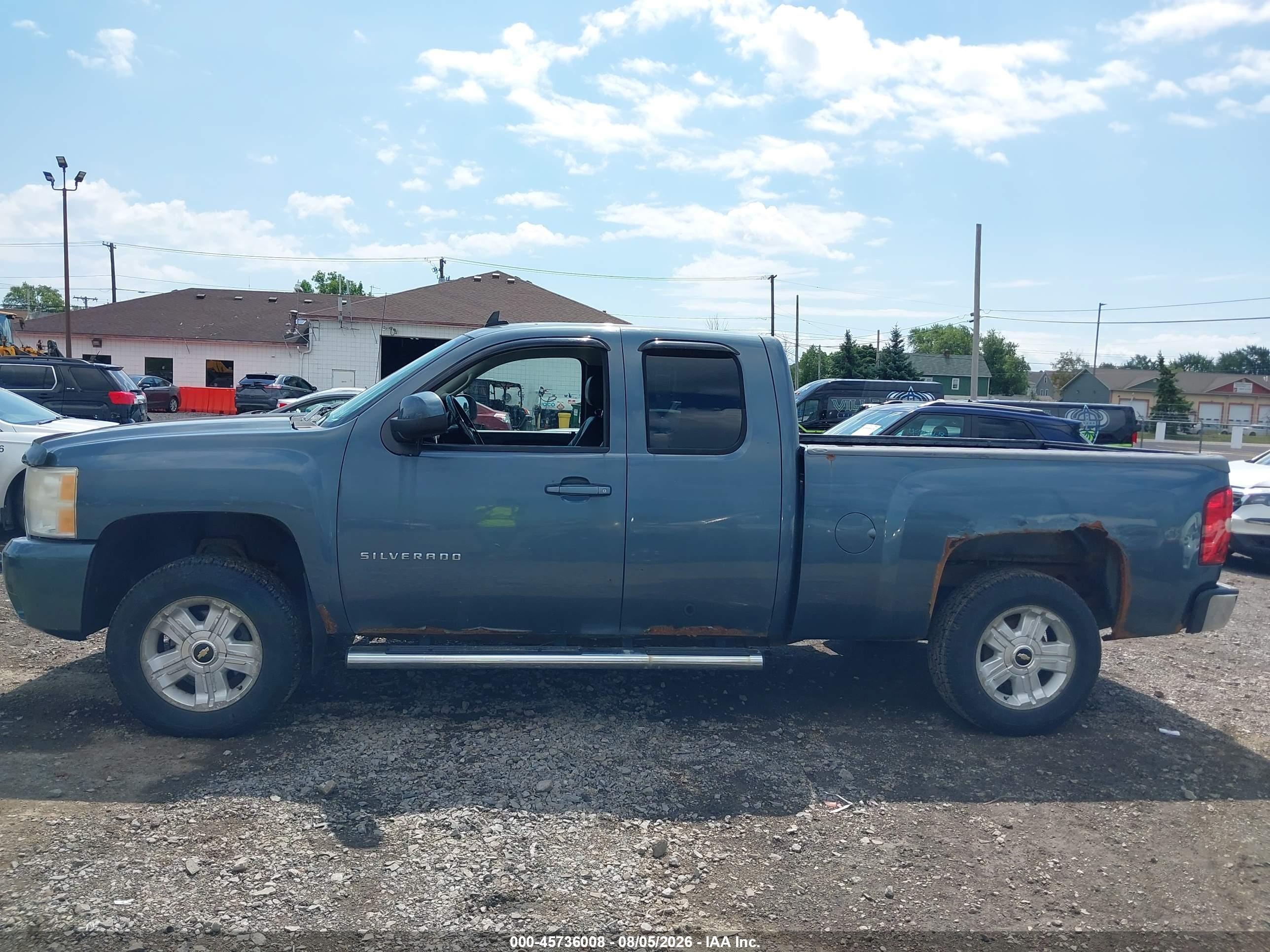 2010 Chevrolet Silverado 1500 Ltz Blue vin: 1GCSKTE3XAZ277162
