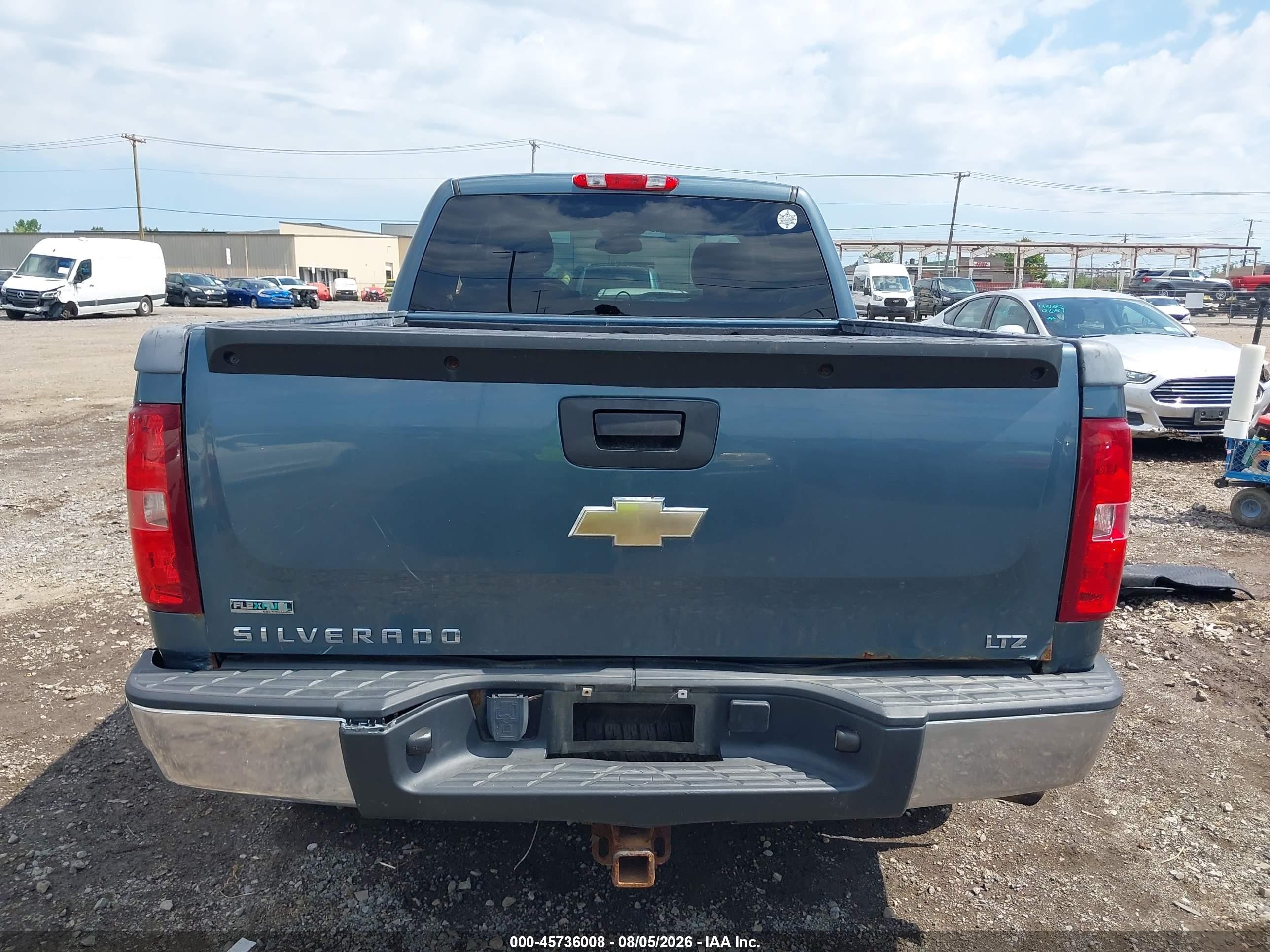 2010 Chevrolet Silverado 1500 Ltz Blue vin: 1GCSKTE3XAZ277162