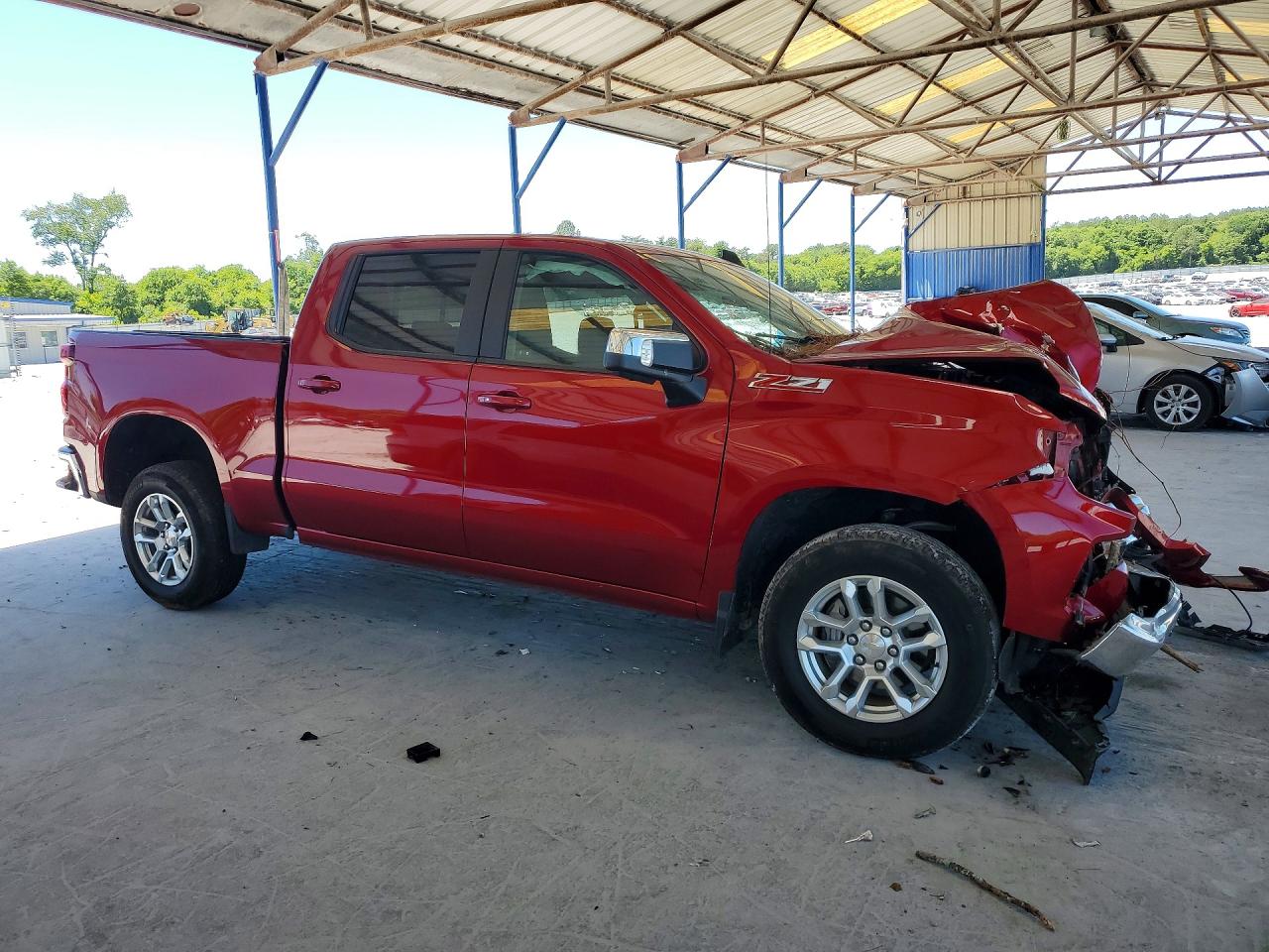 2023 Chevrolet Silverado K1500 Lt Red vin: 1GCUDDED2PZ159861