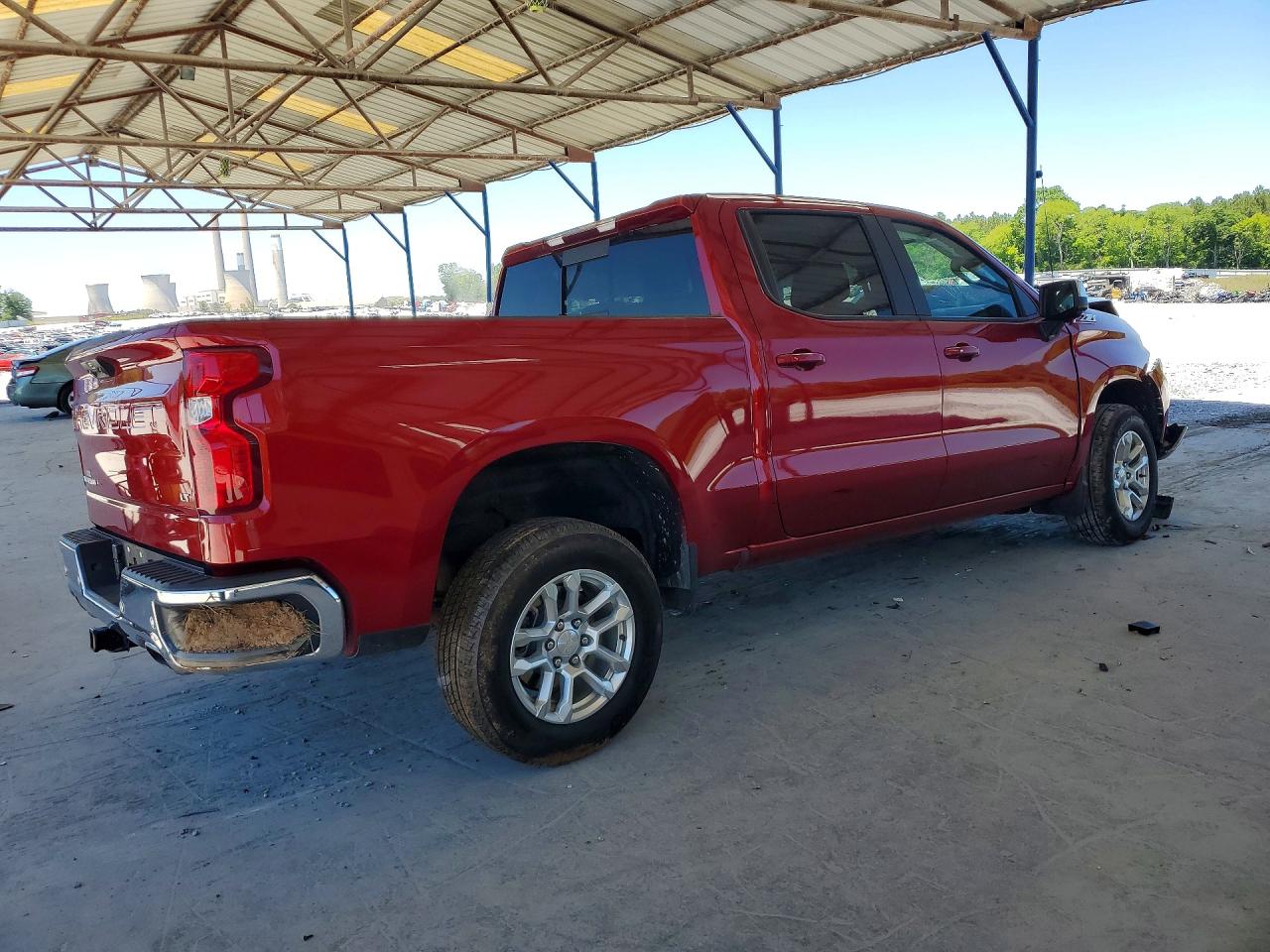 2023 Chevrolet Silverado K1500 Lt Red vin: 1GCUDDED2PZ159861