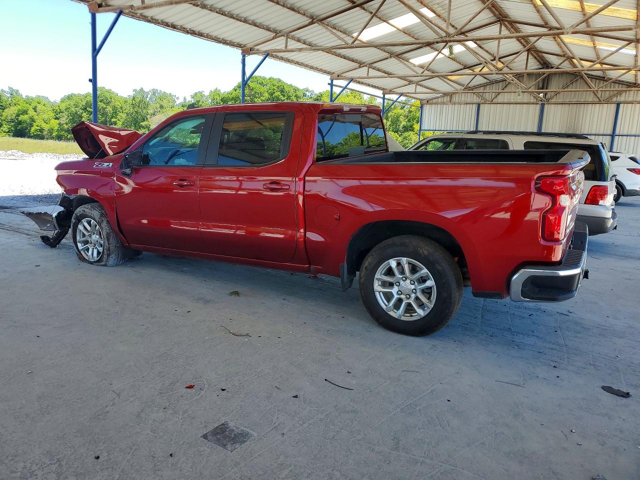 2023 Chevrolet Silverado K1500 Lt Red vin: 1GCUDDED2PZ159861