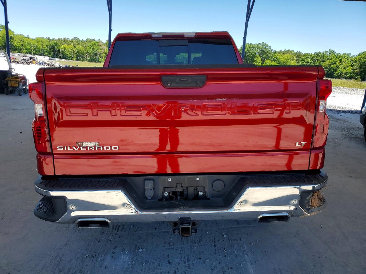2023 Chevrolet Silverado K1500 Lt Red vin: 1GCUDDED2PZ159861