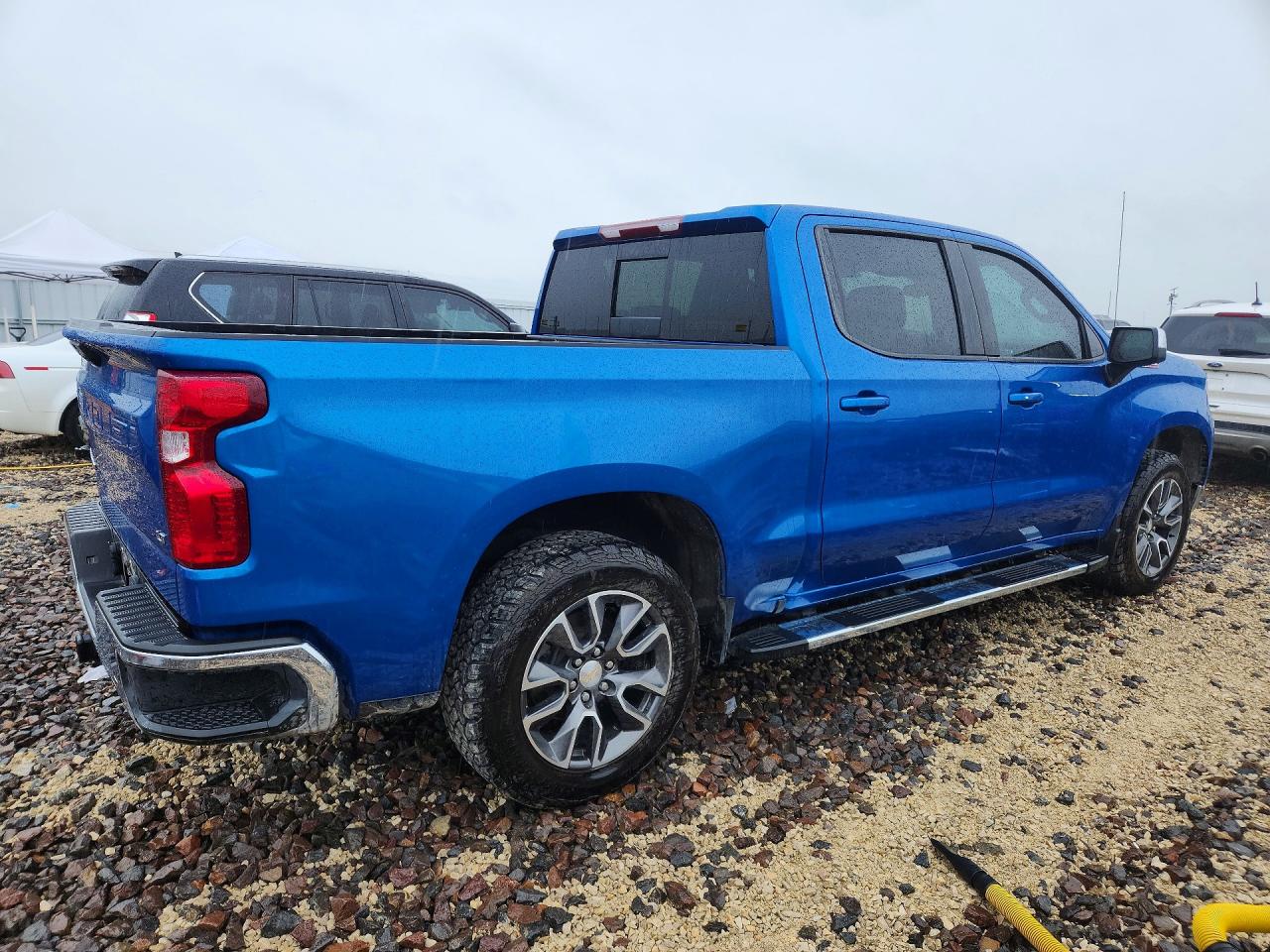 2022 Chevrolet Silverado K1500 Lt Blue vin: 1GCUDDED4NZ554959
