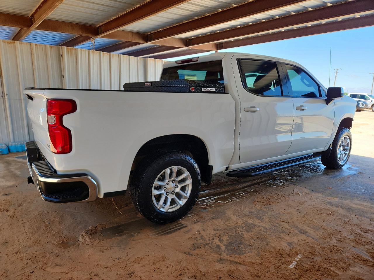 2023 Chevrolet Silverado K1500 Lt White vin: 1GCUDDED9PZ111631