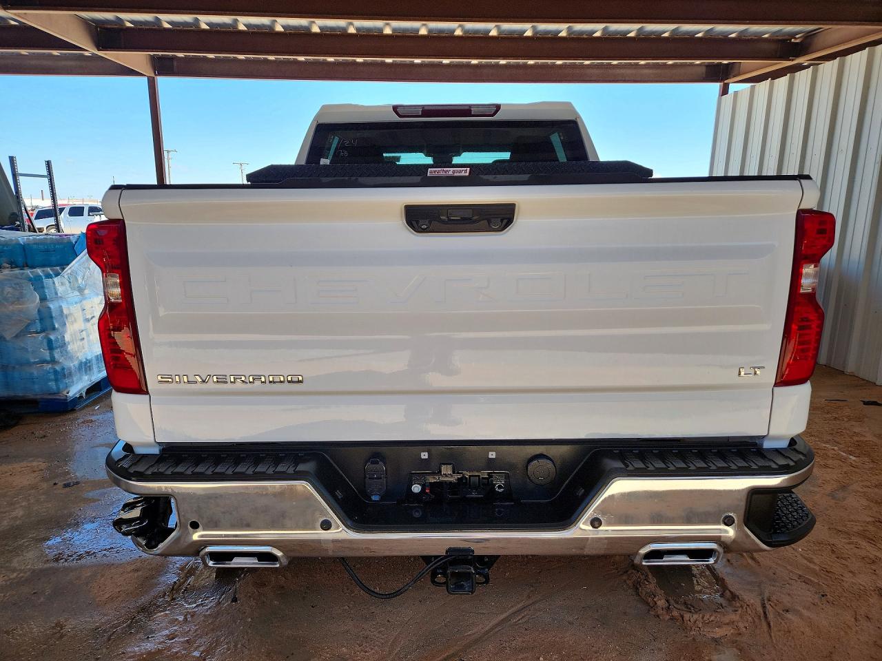 2023 Chevrolet Silverado K1500 Lt White vin: 1GCUDDED9PZ111631