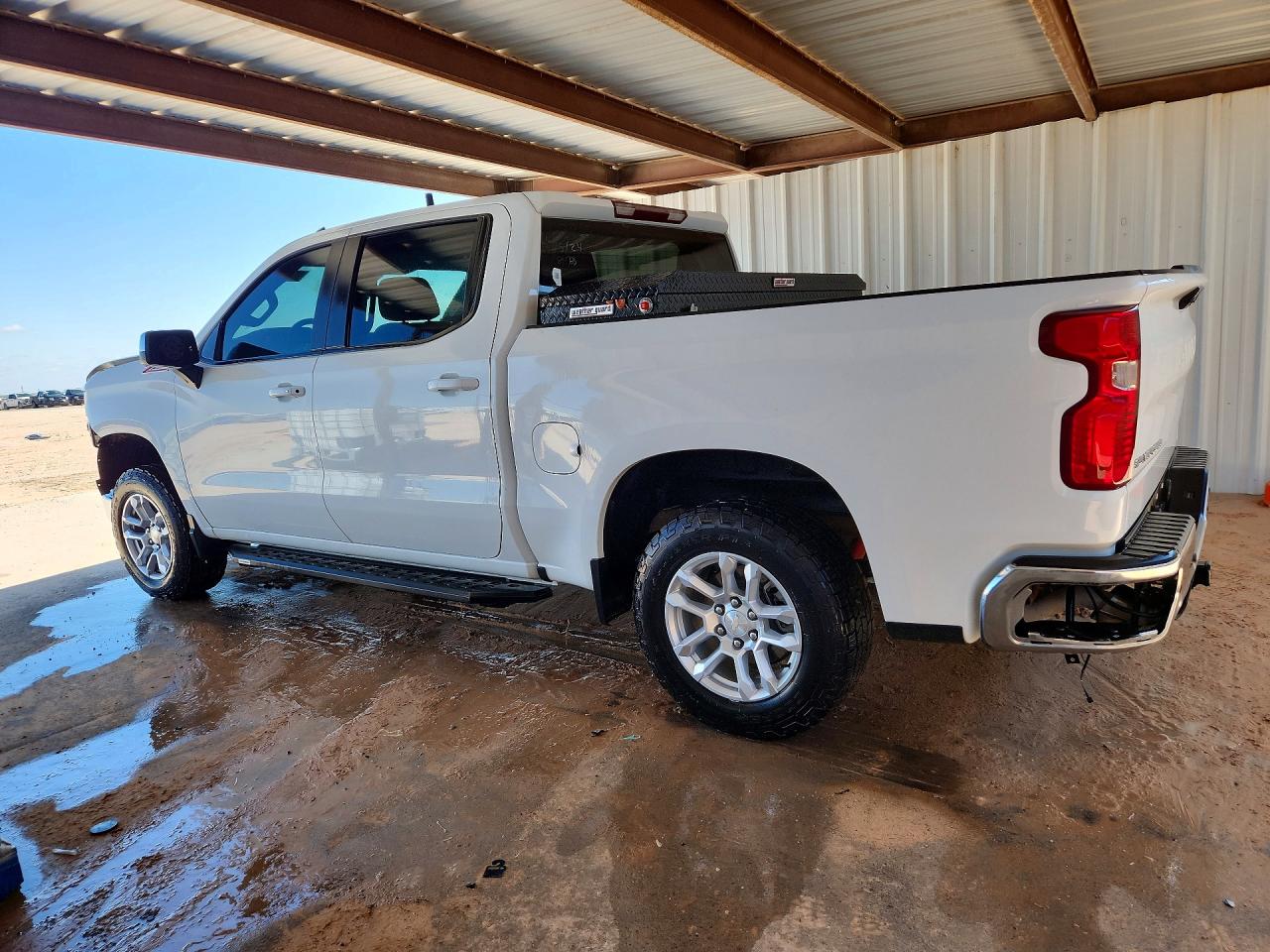2023 Chevrolet Silverado K1500 Lt White vin: 1GCUDDED9PZ111631
