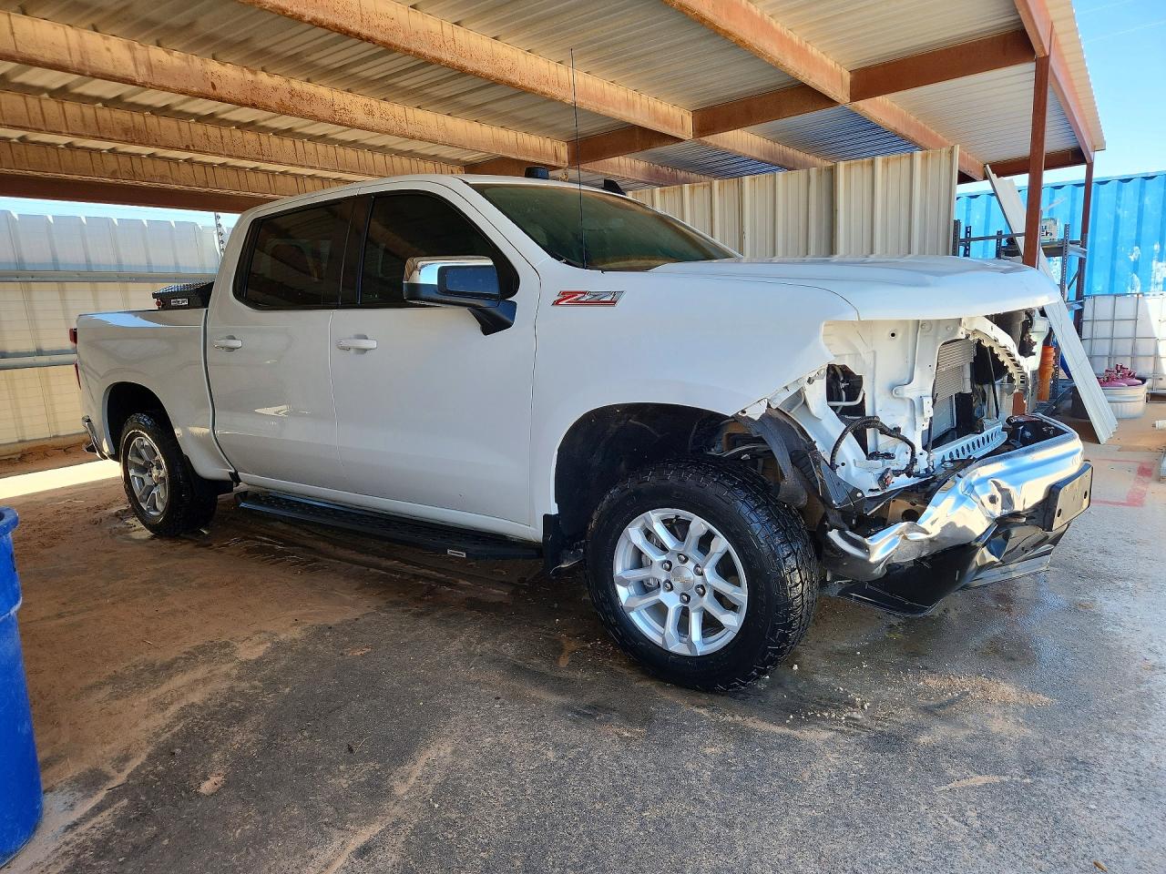 2023 Chevrolet Silverado K1500 Lt White vin: 1GCUDDED9PZ111631