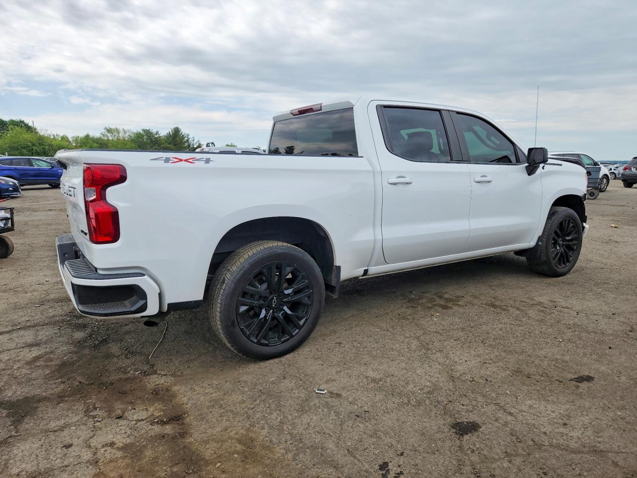 2023 Chevrolet Silverado K1500 Rst Белый vin: 1GCUDEED1PZ208280