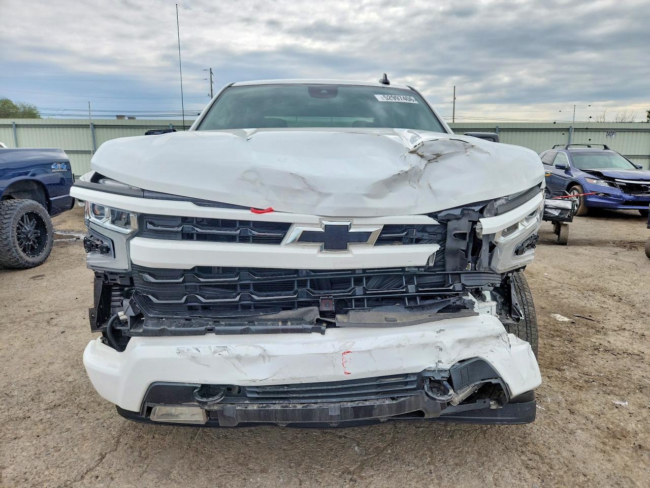 2023 Chevrolet Silverado K1500 Rst Белый vin: 1GCUDEED1PZ208280