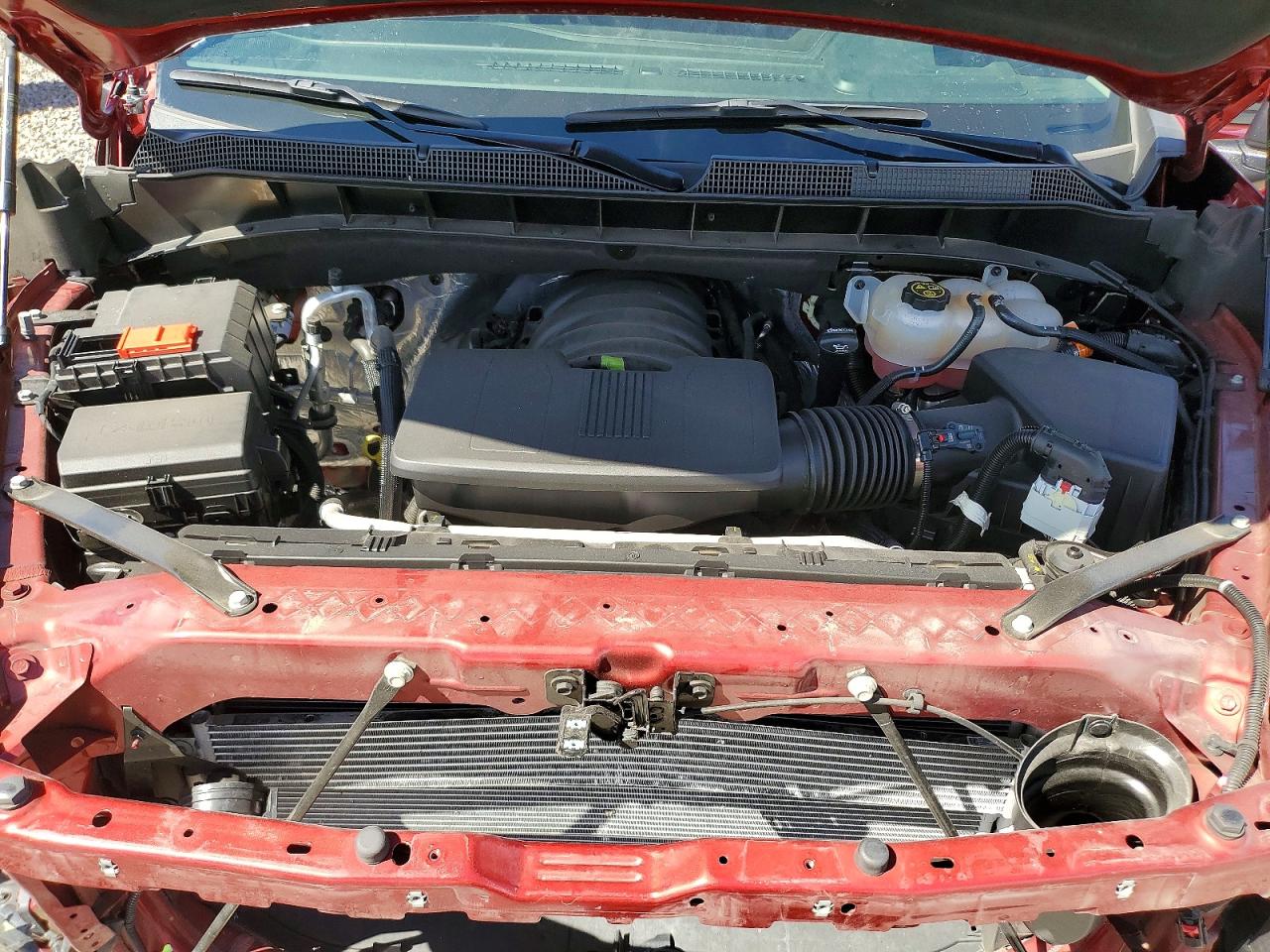 2023 Chevrolet Silverado K1500 Rst Red vin: 1GCUDEED2PZ178190