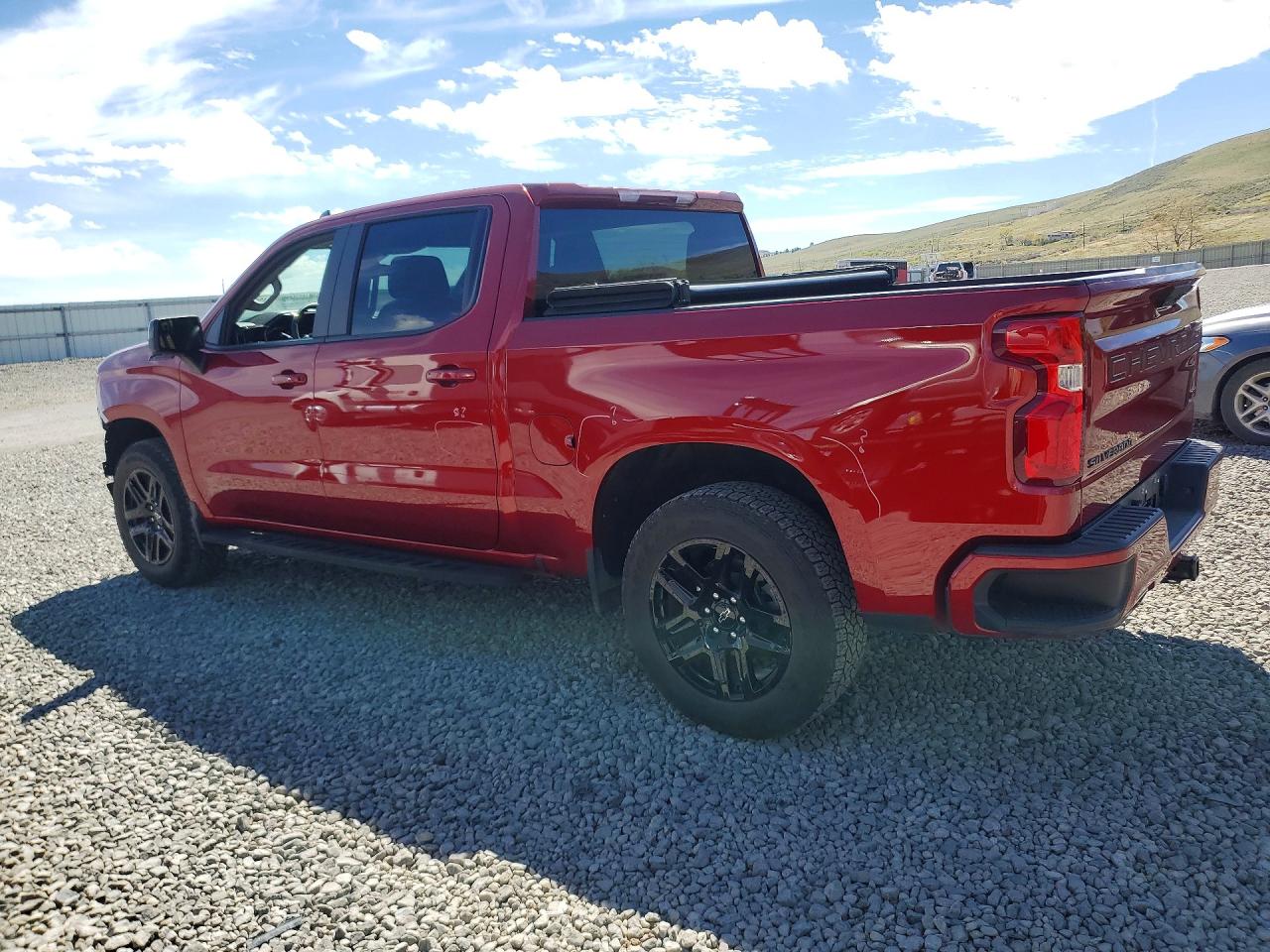 2023 Chevrolet Silverado K1500 Rst Red vin: 1GCUDEED2PZ178190