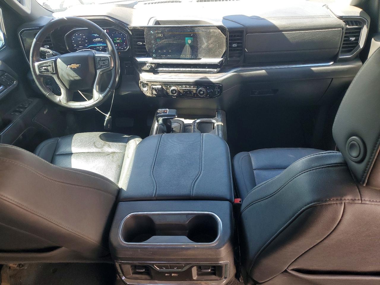 2023 Chevrolet Silverado K1500 Ltz Silver vin: 1GCUDGE84PZ173765