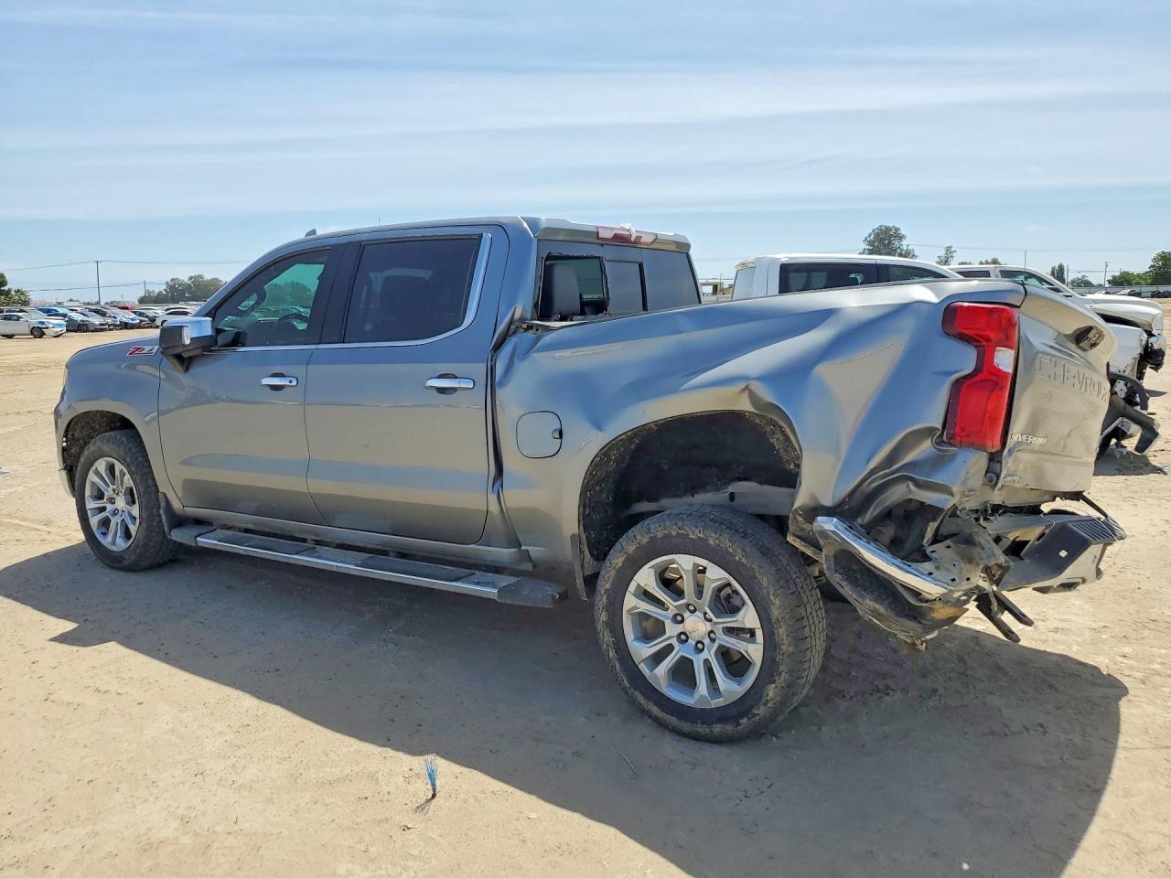 2023 Chevrolet Silverado K1500 Ltz Silver vin: 1GCUDGE84PZ173765