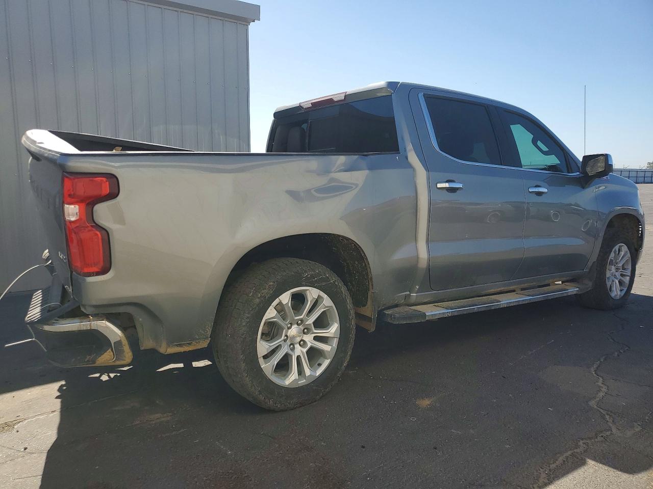 2023 Chevrolet Silverado K1500 Ltz Silver vin: 1GCUDGE84PZ173765