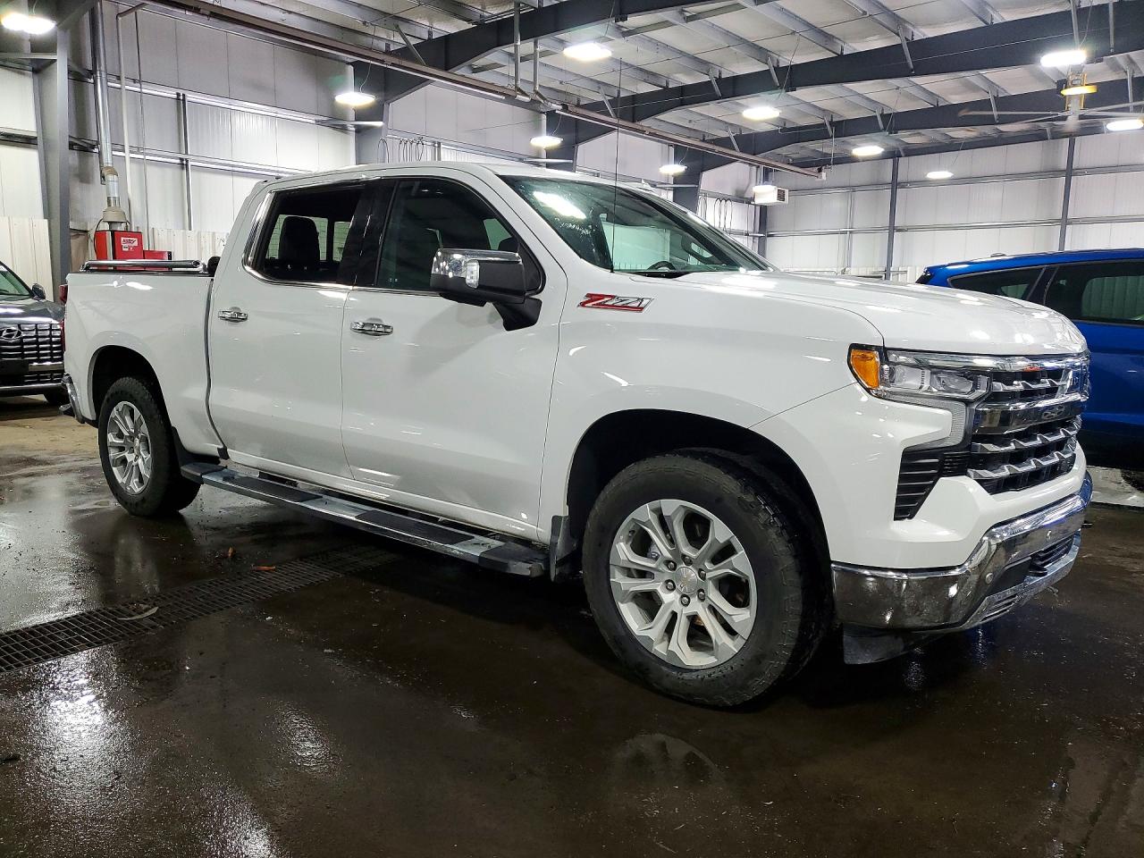 2022 Chevrolet Silverado K1500 Ltz White vin: 1GCUDGEDXNZ508876