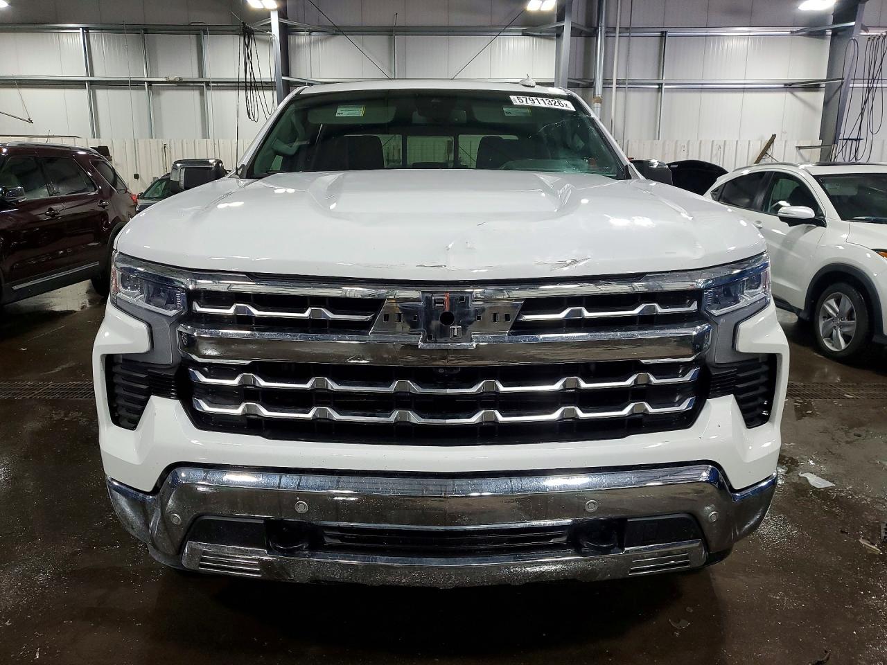 2022 Chevrolet Silverado K1500 Ltz White vin: 1GCUDGEDXNZ508876