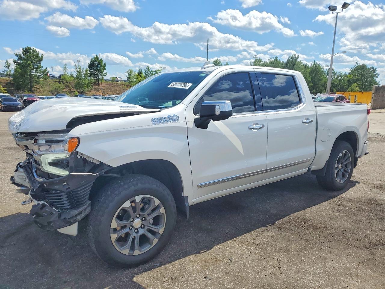 2024 Chevrolet Silverado K1500 High Country White vin: 1GCUDJE86RZ307854