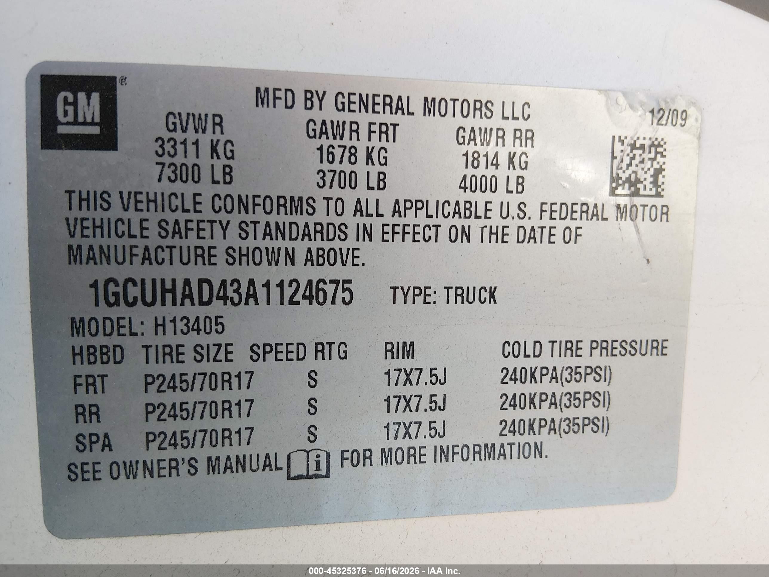 2010 Chevrolet Express 1500 Work Van White vin: 1GCUHAD43A1124675