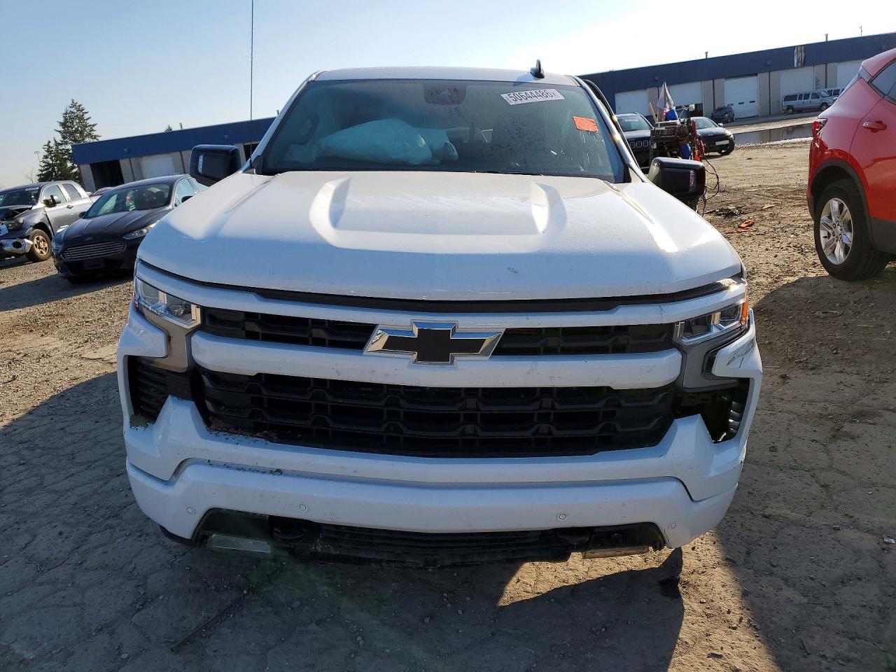 2025 Chevrolet Silverado K1500 Rst White vin: 1GCUKEE87SZ122764