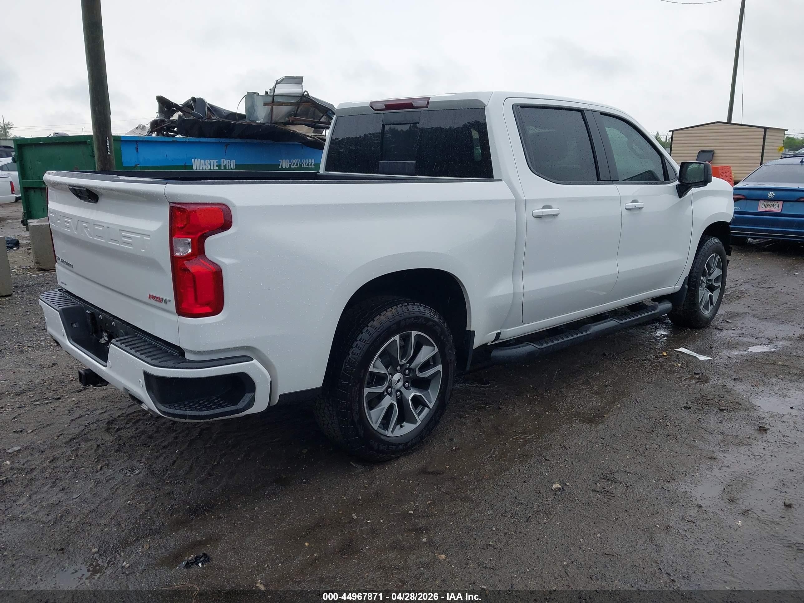 2025 Chevrolet Silverado 1500 4wd  Short Bed Rst Белый vin: 1GCUKEEL6SZ212217