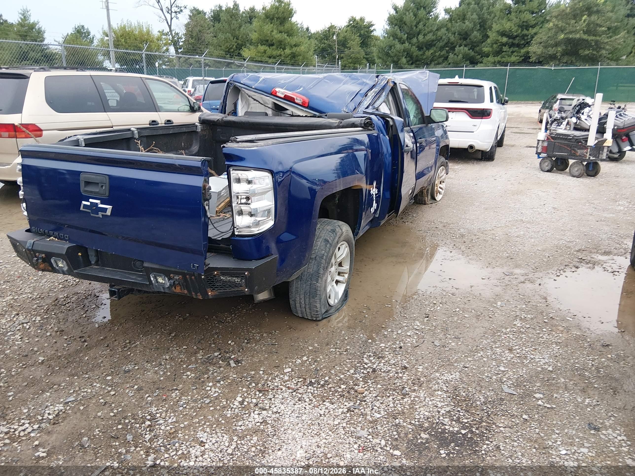 2014 Chevrolet Silverado 1500 1lt Blue vin: 1GCUKREC2EF193999
