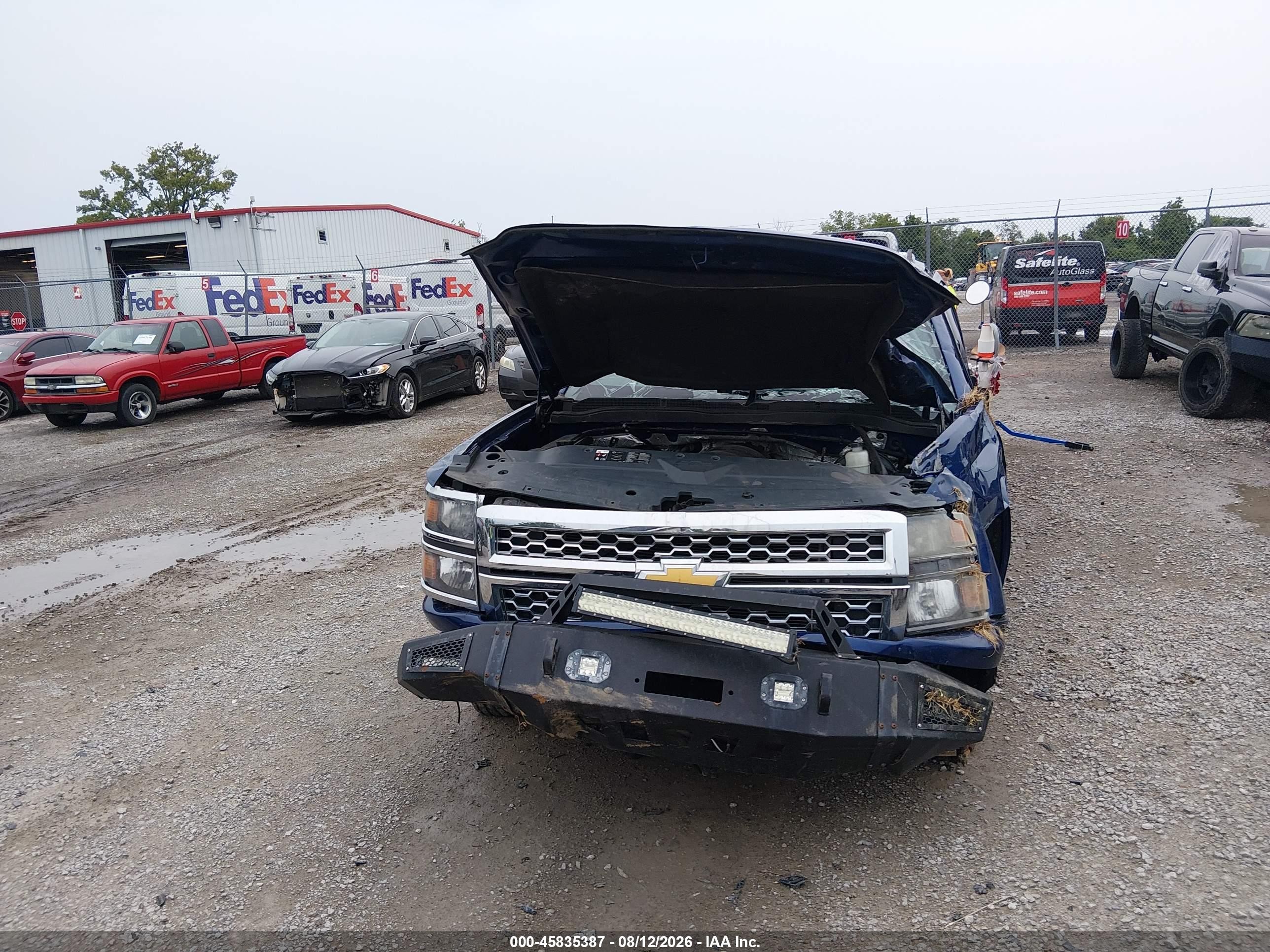 2014 Chevrolet Silverado 1500 1lt Blue vin: 1GCUKREC2EF193999