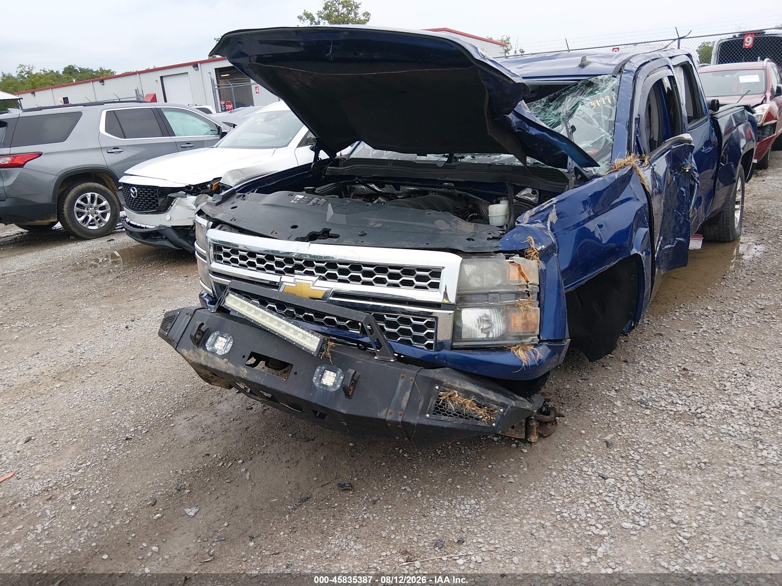 2014 Chevrolet Silverado 1500 1lt Blue vin: 1GCUKREC2EF193999