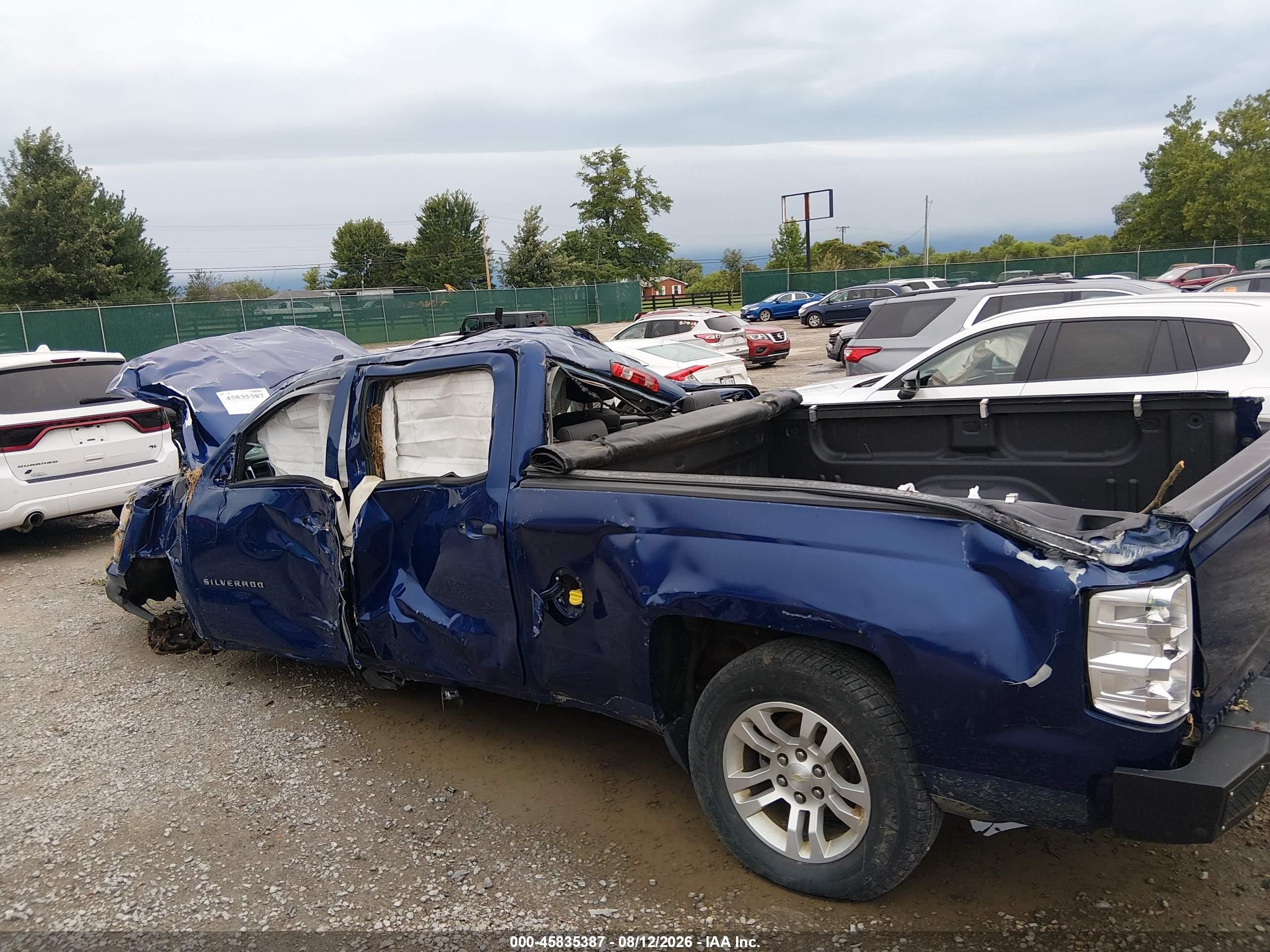 2014 Chevrolet Silverado 1500 1lt Blue vin: 1GCUKREC2EF193999