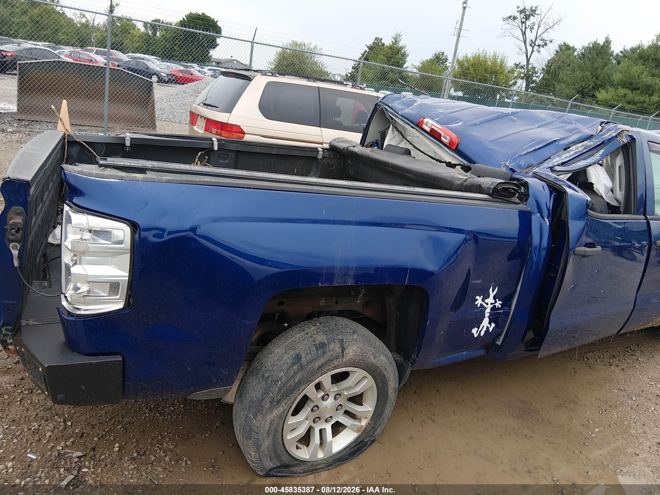 2014 Chevrolet Silverado 1500 1lt Blue vin: 1GCUKREC2EF193999