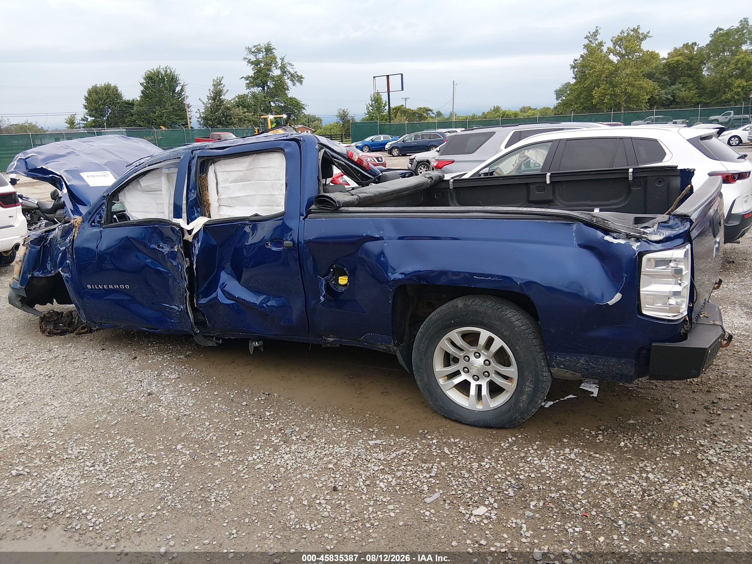 2014 Chevrolet Silverado 1500 1lt Blue vin: 1GCUKREC2EF193999