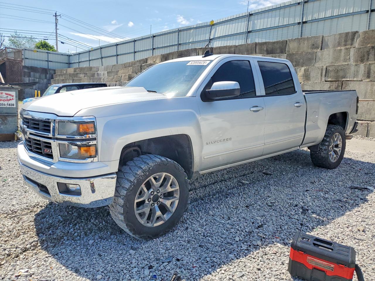 2015 Chevrolet 1500 Silve Silver vin: 1GCUKREC2FF203402