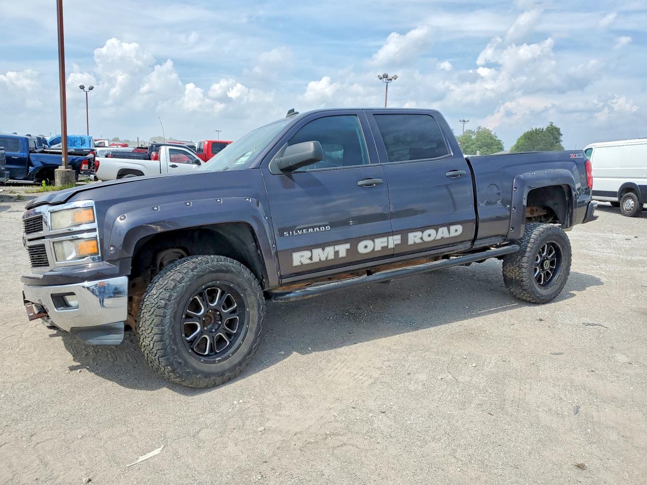 2014 Chevrolet Silverado K1500 Lt Black vin: 1GCUKREC3EF193476