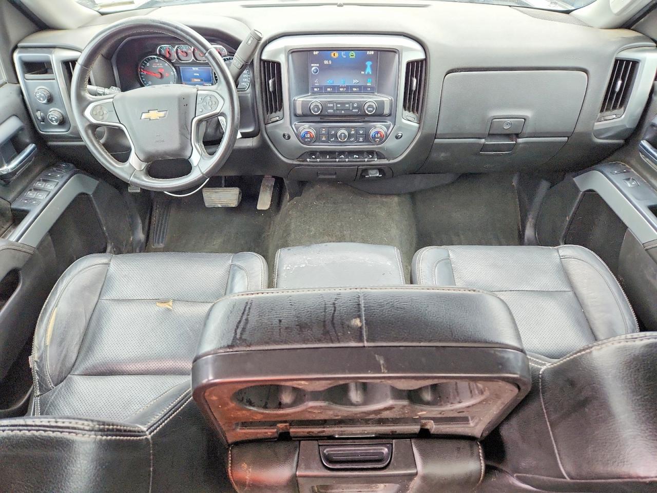 2014 Chevrolet Silverado K1500 Lt Black vin: 1GCUKREC3EF193476