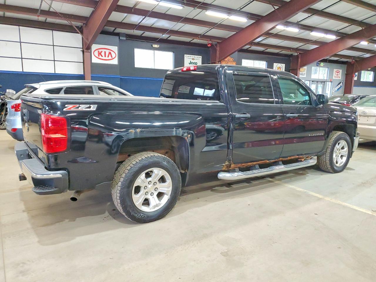 2014 Chevrolet Silverado K1500 Lt Black vin: 1GCUKREC4EF195284